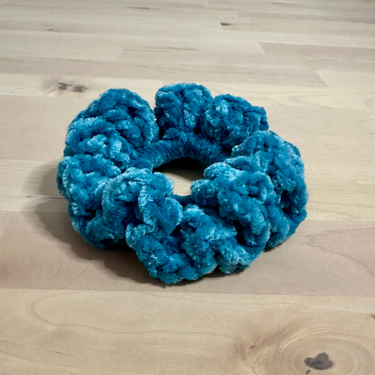 Velvet Crochet Scrunchie