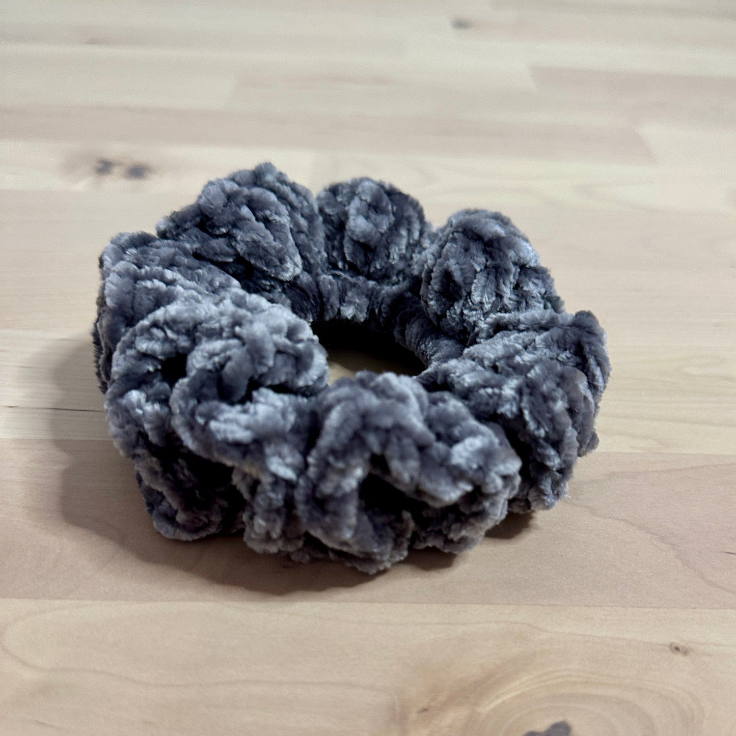 Velvet Crochet Scrunchie