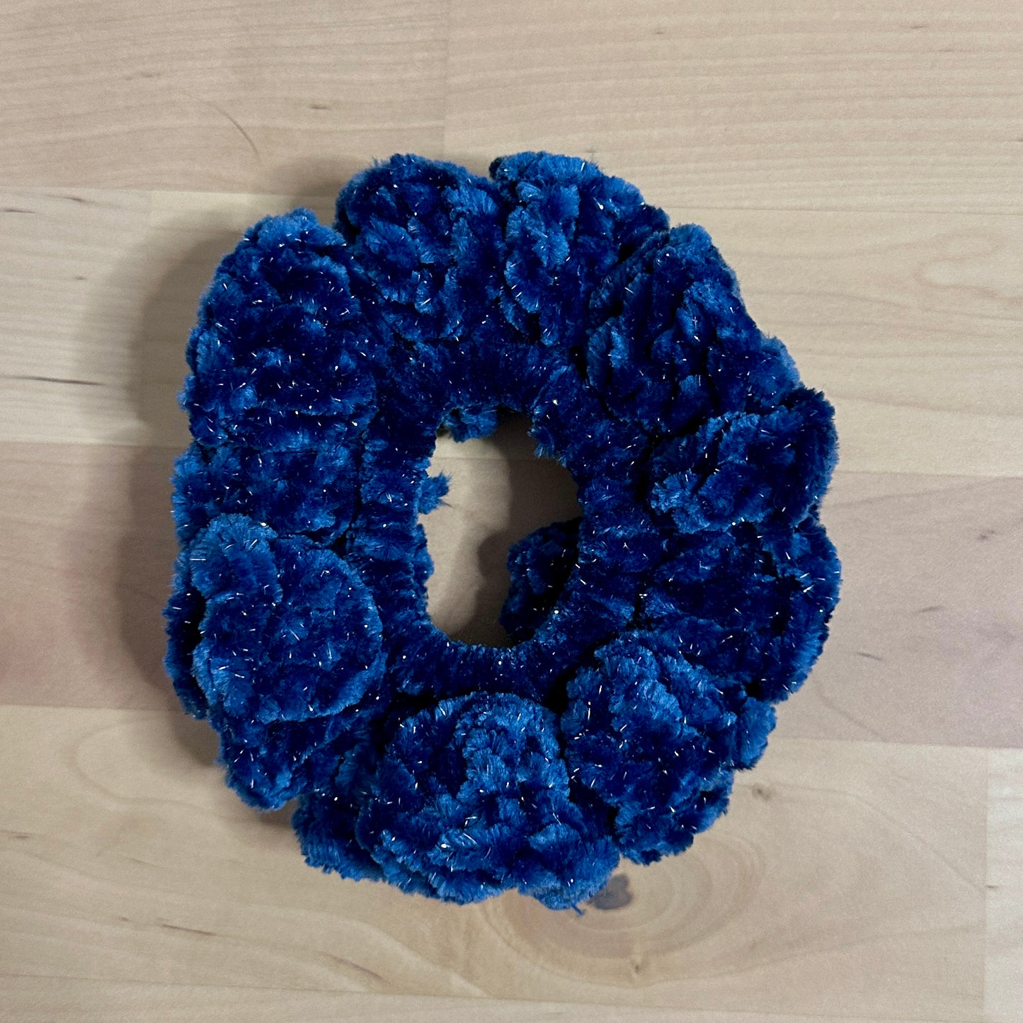 Velvet Crochet Scrunchie