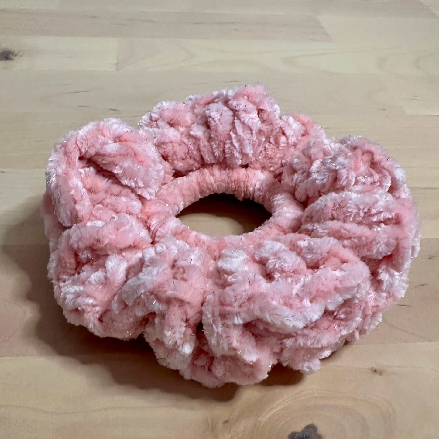 Velvet Crochet Scrunchie
