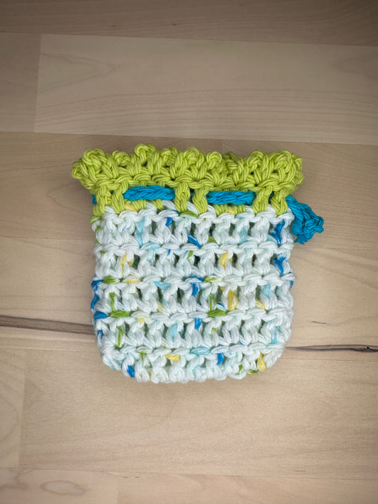 Lime Confetti Audiophile Earbud Pouch